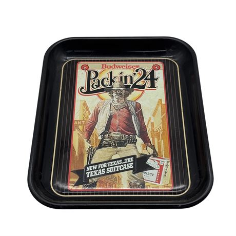 Budweiser "Pack in 24" Metal Tray