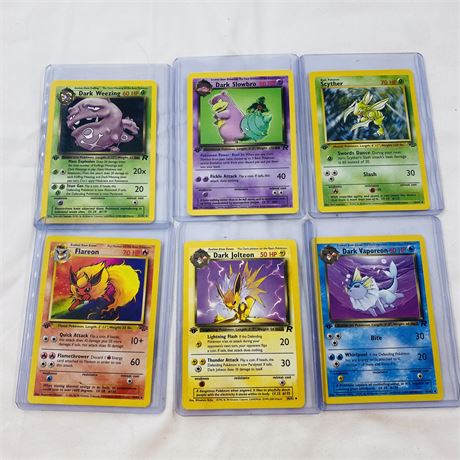 6 Pack Fresh 1st Edition 1999 Pokémon Cards