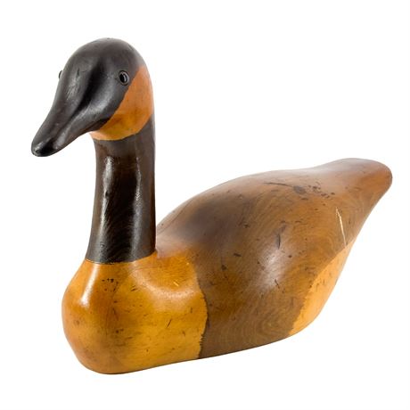 Vintage Canadian Goose Decoy by Hummel Waterloo Woodworking