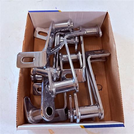 10 NOS Harley Davidson Chrome Brake Pedals