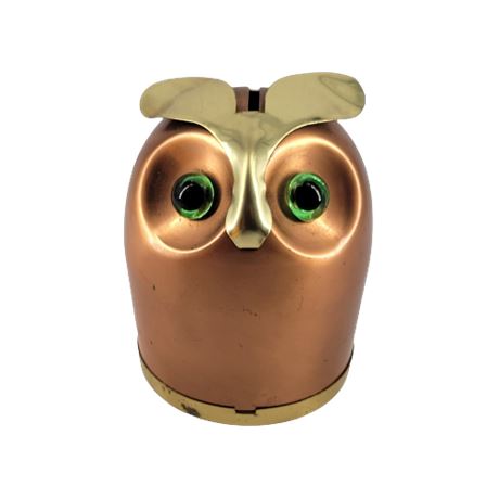 Coppercraft Guild Brass & Copper Owl Bank