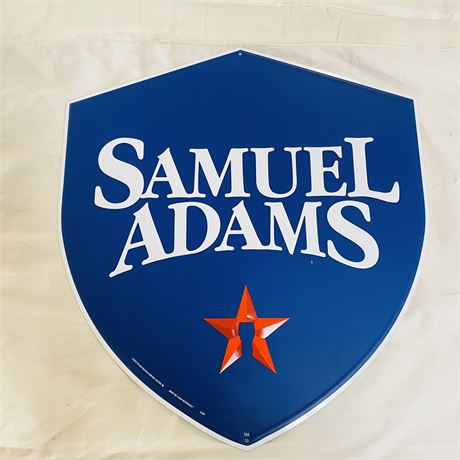17x18” Sam Adams Metal Advertising Sign