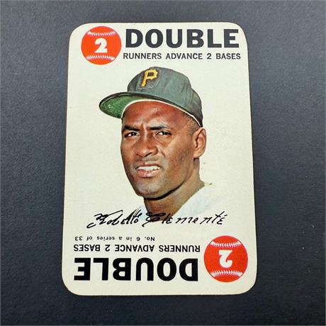 1968 Topps Game Roberto Clemente #6
