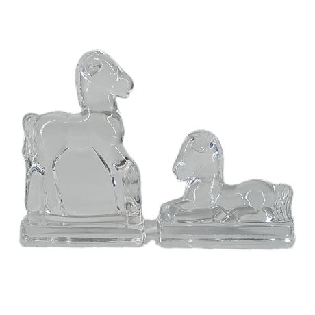 Fostoria Glass Colts