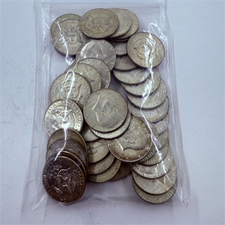 $20 Kennedy 40% Silver Half Dollars