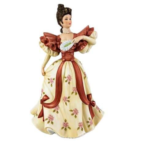 Vintage Lenox "First Waltz" Fine Porcelain Victorian Lady Sculpture