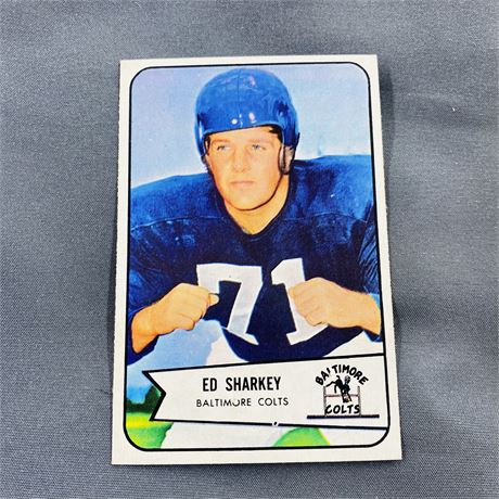 1954 Bowman Ed Sharkey #109