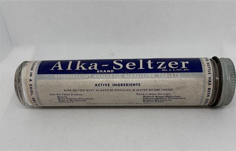 Vintage Alka Seltzer Bottle