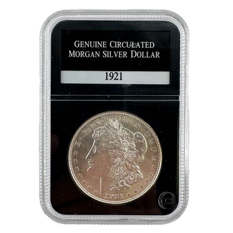 Circulated 1921 P Morgan Silver Dollar