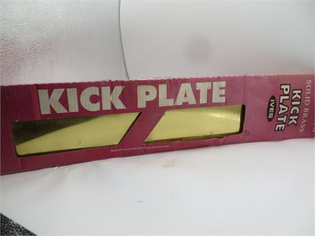 New Solid Brass Kick Plate