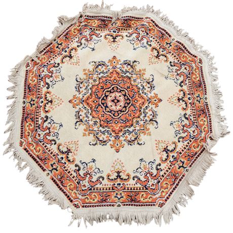 Octagon Persian Style Wool Area Rug