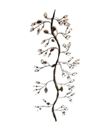 Wall Hanging Metal with Faux Crystals