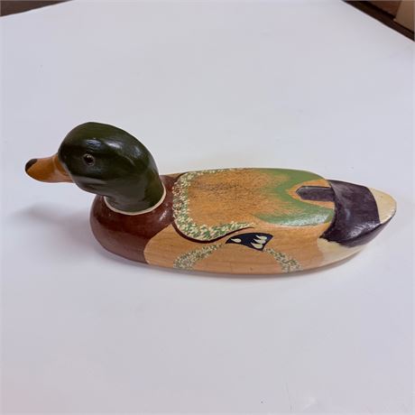 Signed Wood Duck Decoy