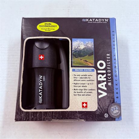 Katadyn Vario Camping Water Filter