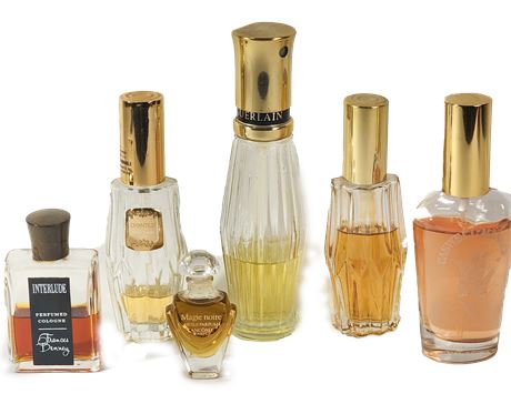 Lot of Vintage Perfume Bottles