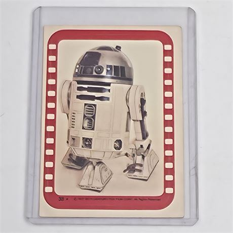 1977 Star Wars R2D2 sticker