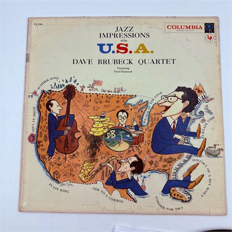 Dave Brubeck Jazz Impressions Vinyl Record