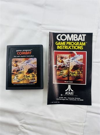 Atari Combat w/ Manual
