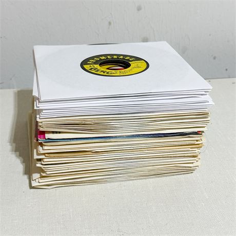 Lot of Approx 50 Vintage 45 Singles