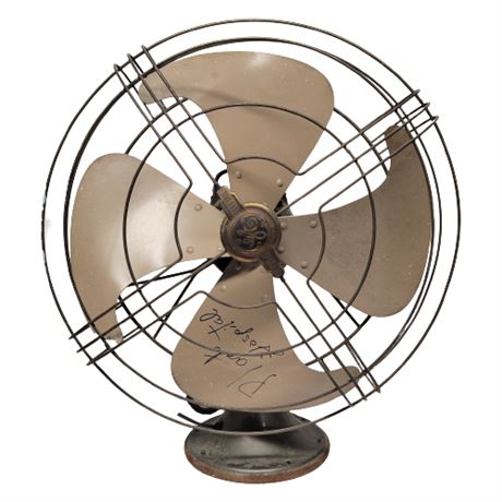 Vintage General Electric Vortalex Art Deco Industrial Oscillating Fan (1 of 2)
