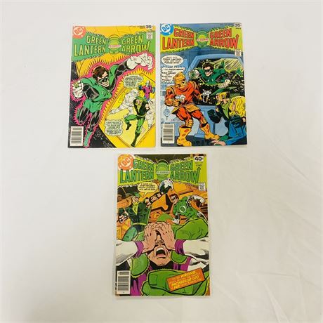 3 Bronze Age Green Lantern Comics