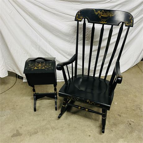 Rocking Chair + Magazine Rack