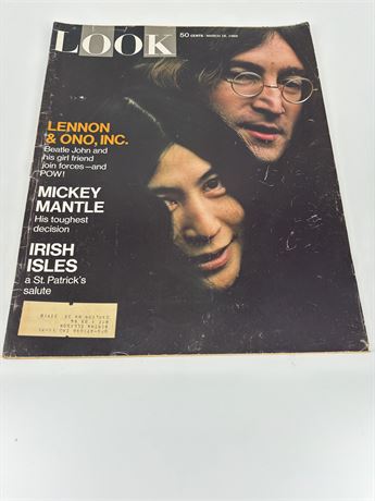Look Magazine--Lennon & Ono
