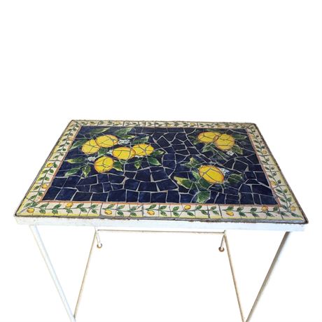 Mosaic Table - Metal Base
