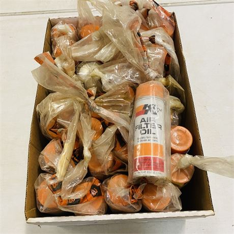 30 Cans NOS K&N Air Filter Oil