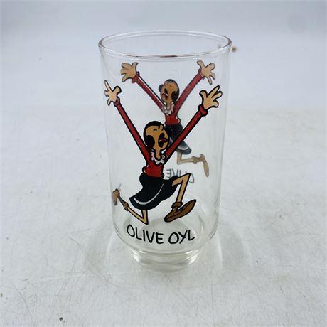 1975 Popeye Coca Cola Olive Oyl Glass