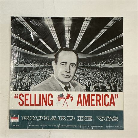 Richard De Vos Selling America Sealed Vinyl Record