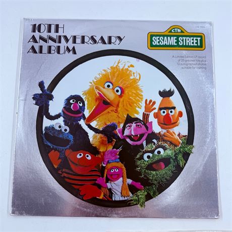 Sesame Street 10th Anniversary Vinyl Record