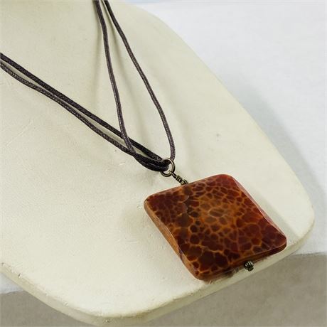 Stone Pendant Necklace