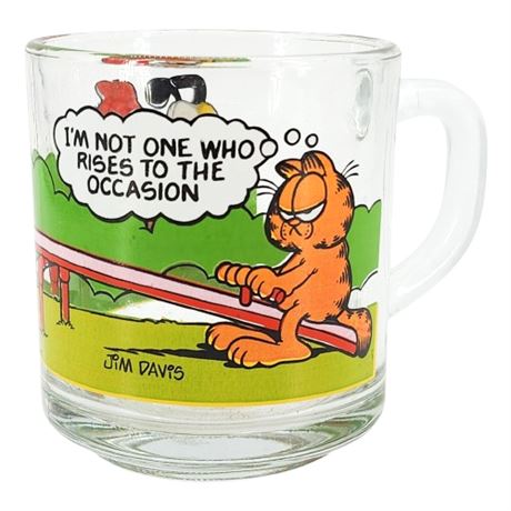 Vintage 1978/79/80 McDonald's Garfield Mug by Anchor Hocking