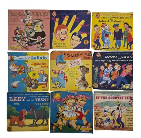 VTG Disney Etc. Children's Records