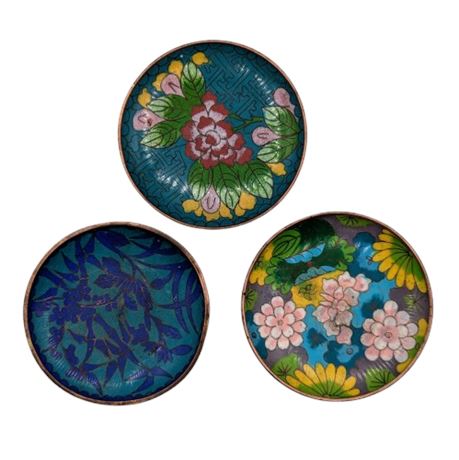 Vintage/Antique Cloisonne Trinket Holders