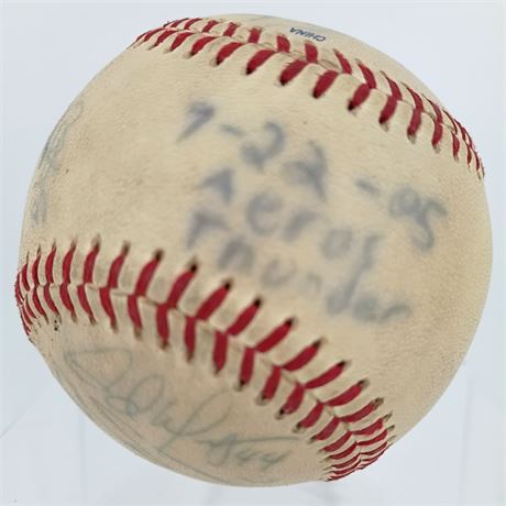 2005 Akron Aeros vs Trenton Thunder Game-Used & Signed Baseball – Dated 7/22/05
