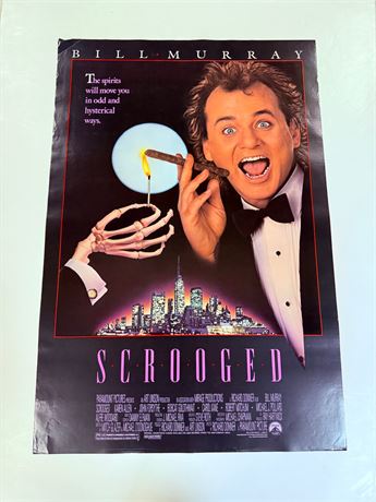 Scrooged Original Rolled 27x40 Movie Poster