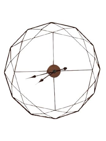 Large Metal Wall Clock