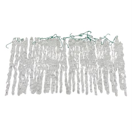 VTG 6" Plastic Icicle Ornaments