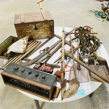 Massive Antique Table Lot