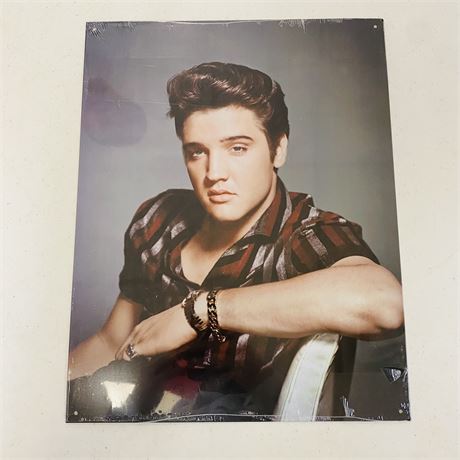 Elvis Presley 12.5x16” Metal Retro Sign