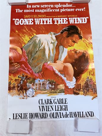 Gone With The Wind 27x40 Movie Poster - ROLLED