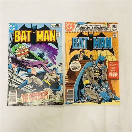 Batman 323 + 329 Comics