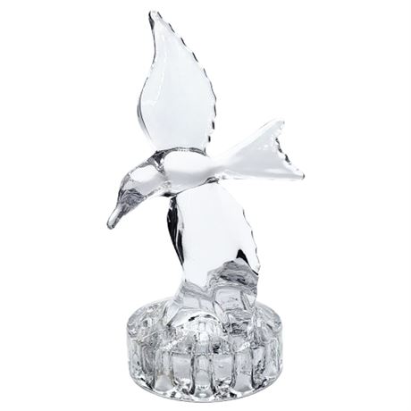 Vintage Cambridge Glass "Cambridge Arms" Seagull Flower Frog