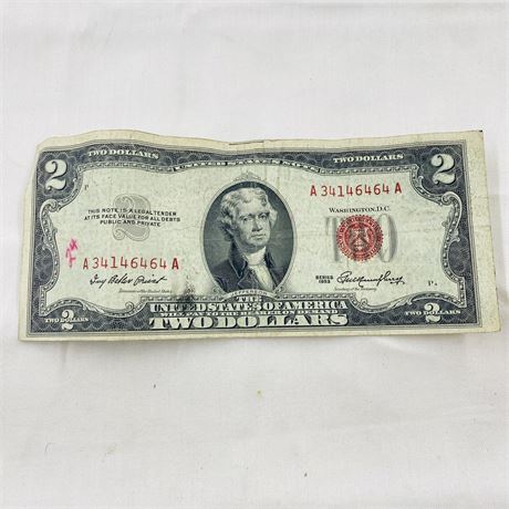 1953 $2 Bill