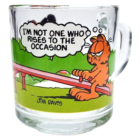 Vintage 1978/79/80 McDonald's Garfield Mug by Anchor Hocking