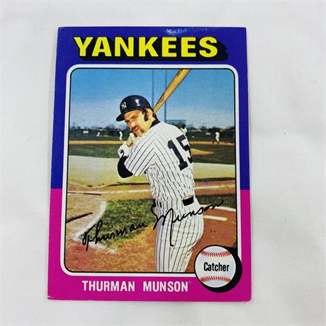 1975 Topps Thurman Munson #20
