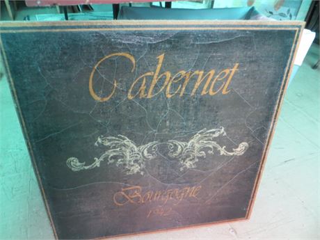 Cabaret Ad Sign Stretched Fabric