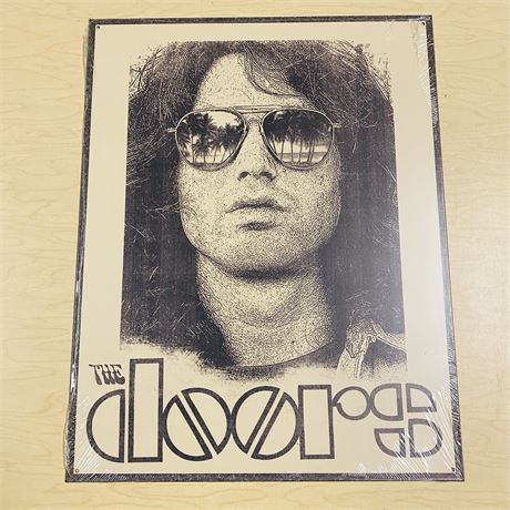 New Retro 12.5x16” The Doors Metal Sign